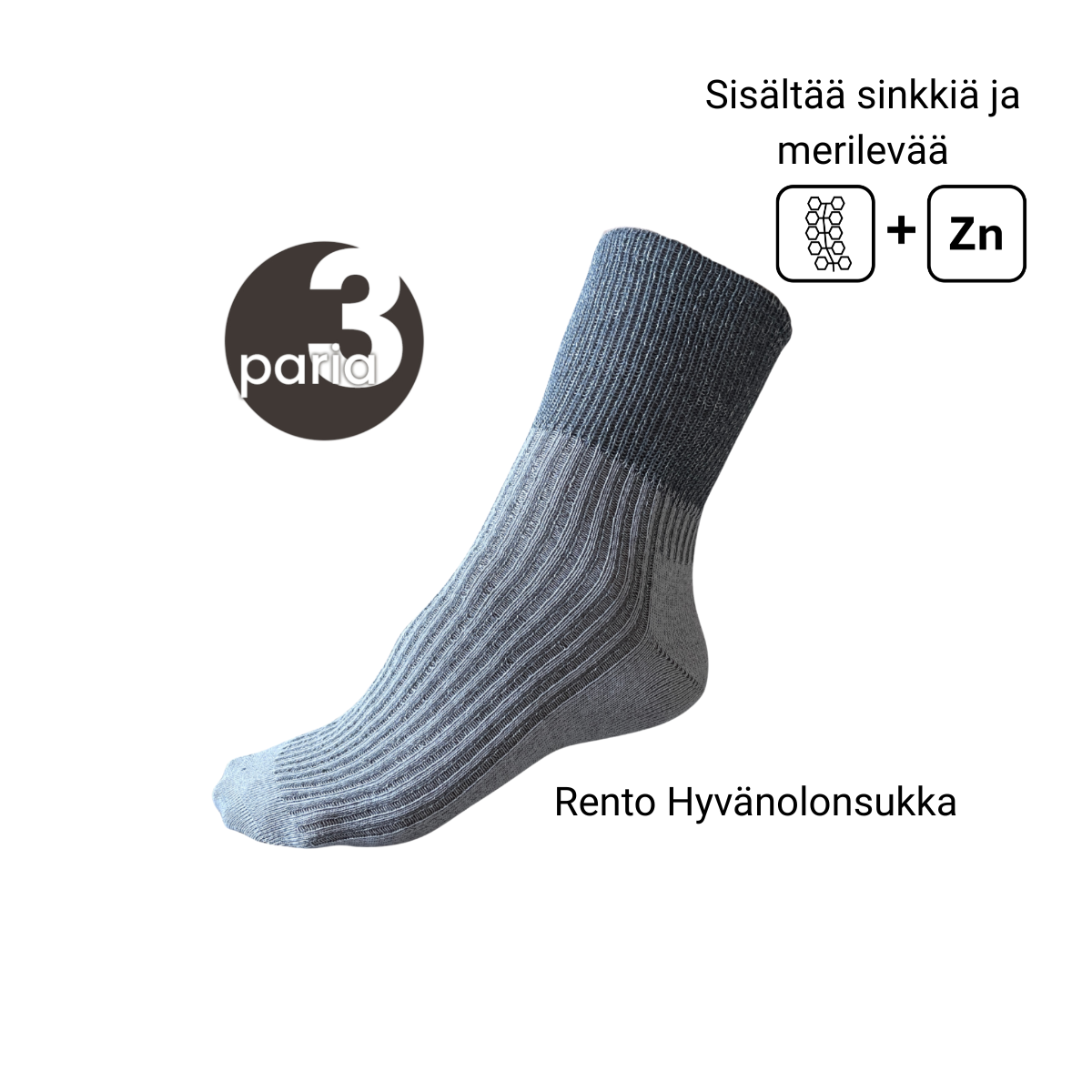 Hyvänolonpaketti 3 paria